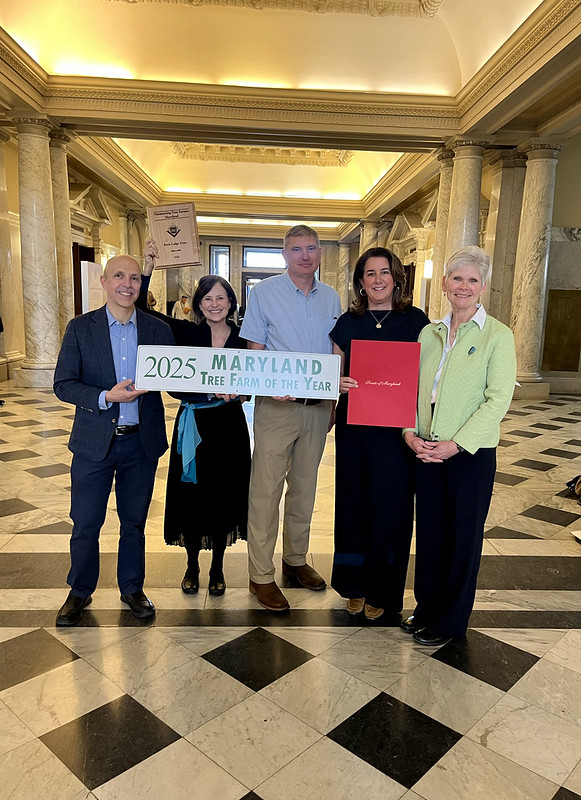 Members of the Rock Lodge Trust from Garrett County at the State House in Annapolis